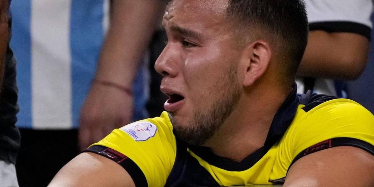 Ricardo Arboleda, el hincha que lloró en los penales entre Ecuador vs. Argentina