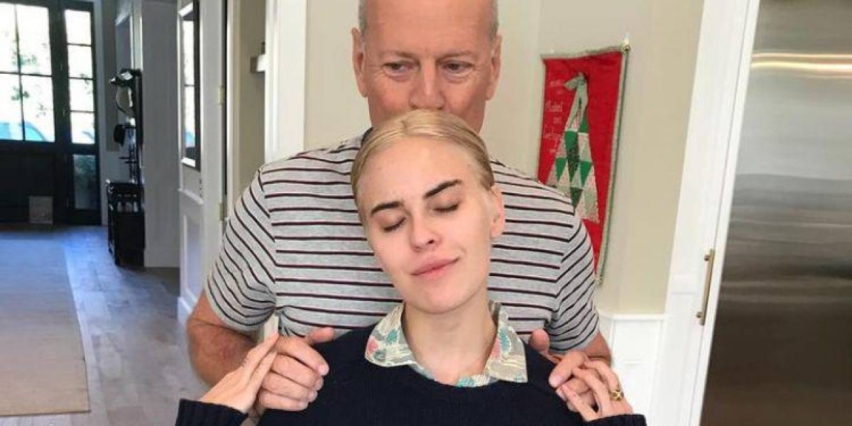 Las emotivas fotos de Bruce Willis junto a su hija en una muestra de amor incondicional