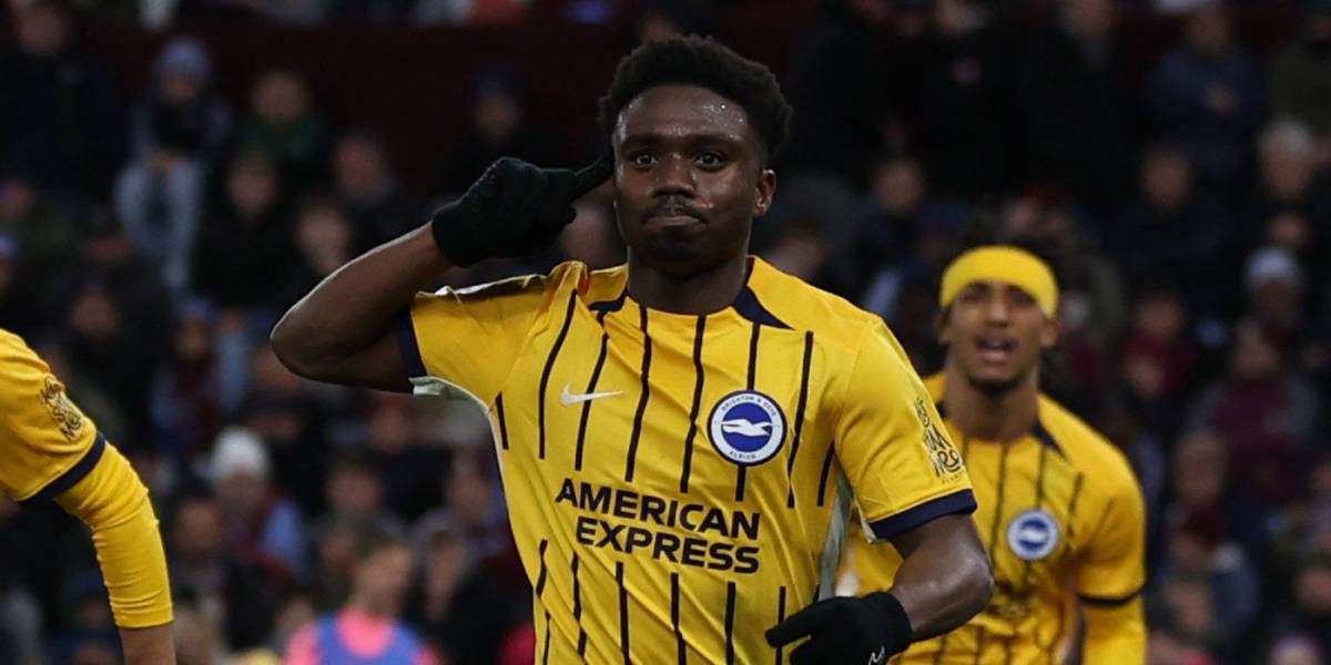 Brighton, sin Pervis Estupiñán, igualó 2-2 contra el Aston Villa por la Premier League