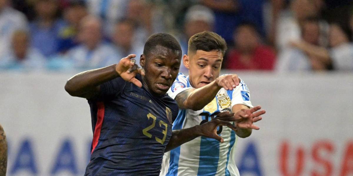 IMPARABLE | Moisés Caicedo ha generado jugadas de peligro ante Argentina