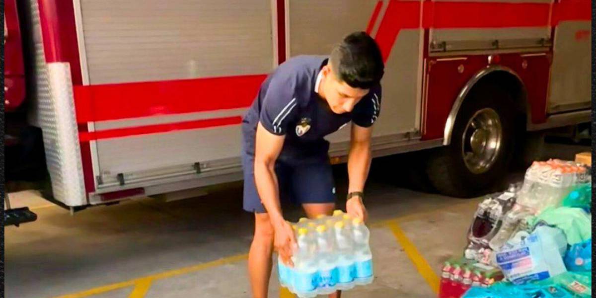 El Nacional donó víveres a los bomberos por los incendios forestales en Quito