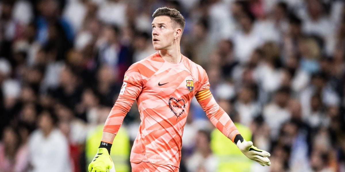 Ter Stegen, portero del FC Barcelona, sufrió una rotura del tendón rotuliano de su rodilla derecha