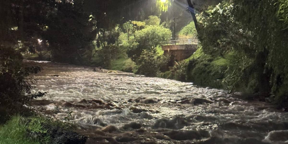 Cuenca emite prealerta ante posible desbordamiento del río Tomebamba