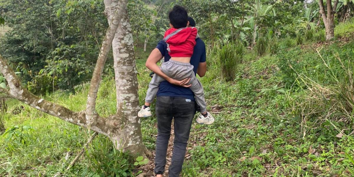 La Policía Nacional rescató, en Manabí, a niño que fue secuestrado en Quito