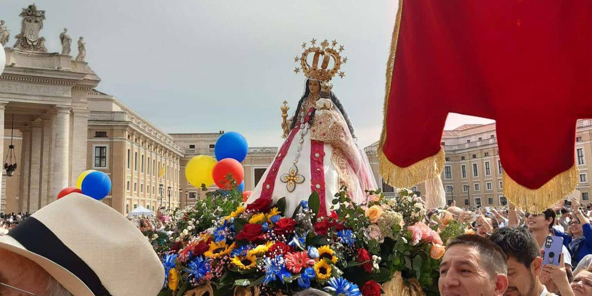 La Virgen del Cisne llegó a la Ciudad del Vaticano