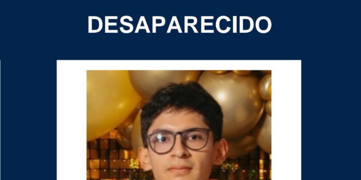 Loja: el estudiante de Medicina, Ricardo Zambrano Cuenca, lleva tres días desaparecido