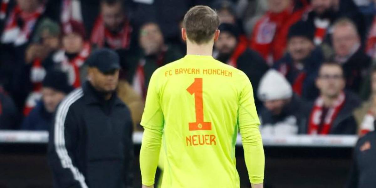 Esta es la sanción que recibió Manuel Neuer, tras ser expulsado contra el equipo de Piero Hincapié