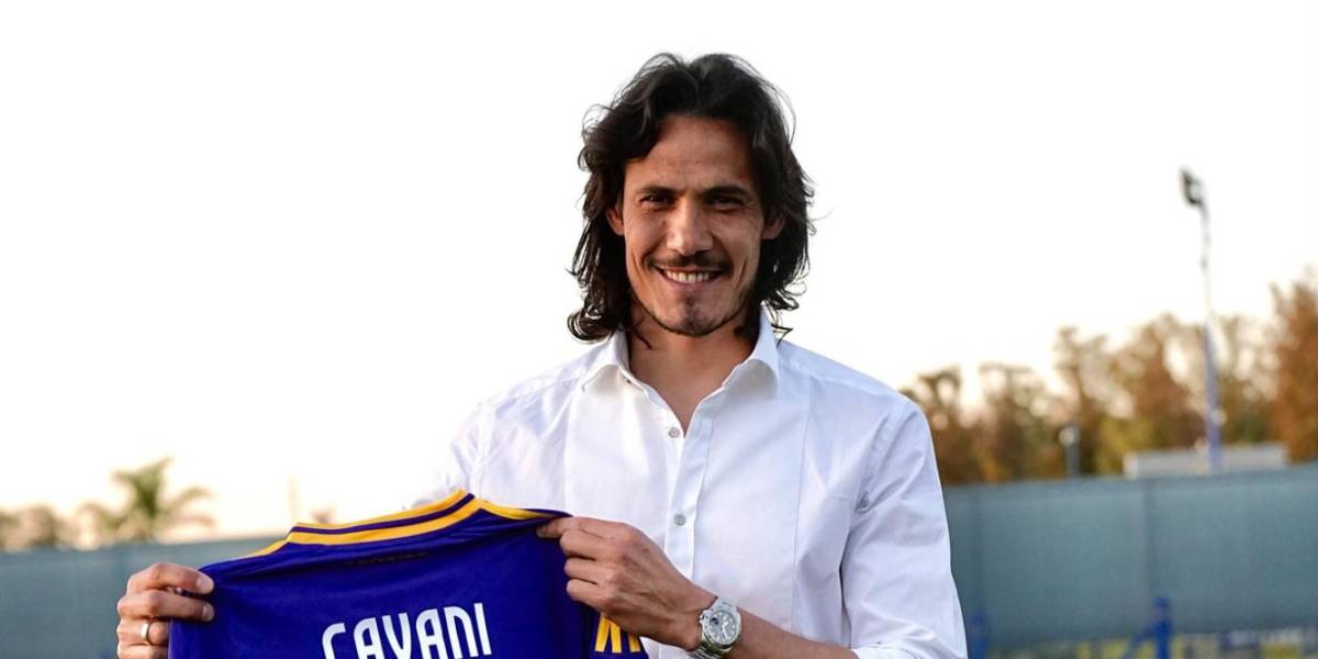 Edinson Cavani renovó con Boca Juniors hasta 2026