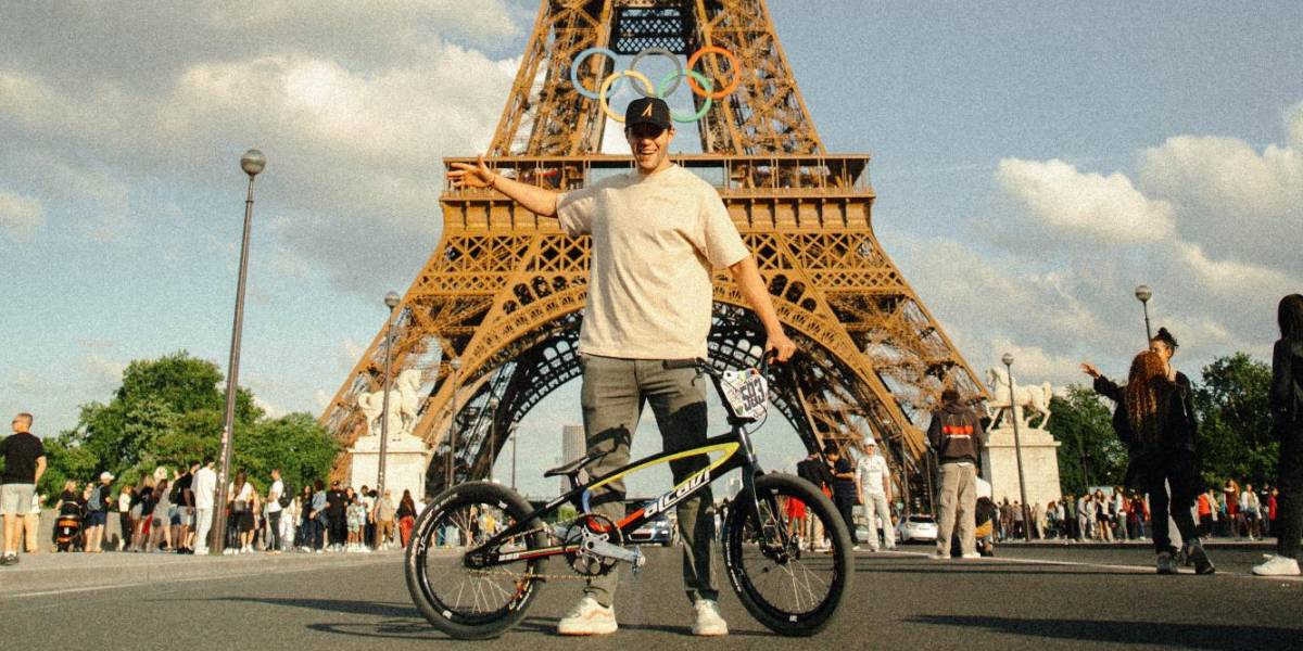 Alfredo Campo diseñó su bicicleta con la que va a competir en los Juegos Olímpicos París 2024