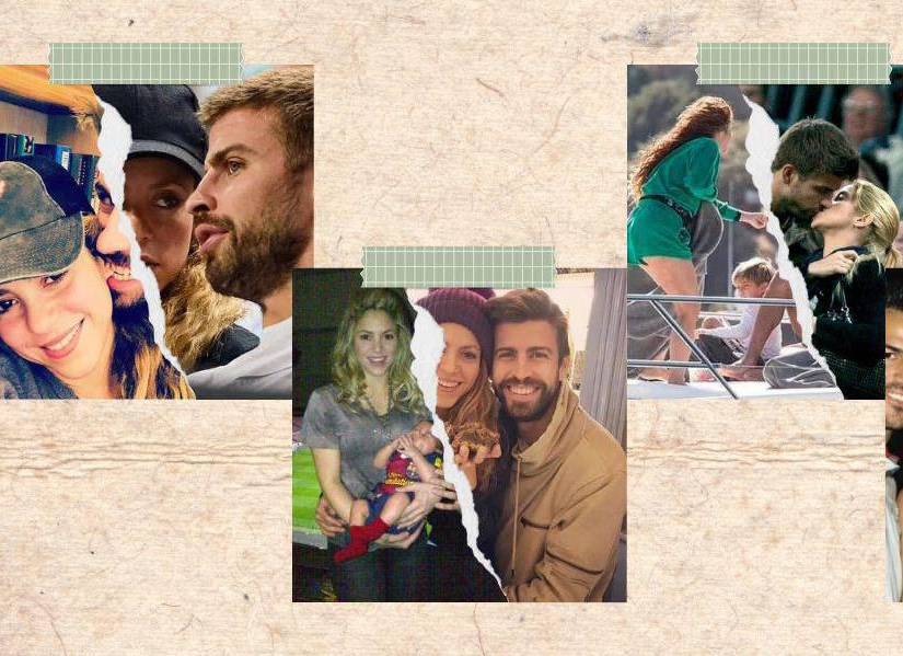 Imágenes de archivo de Shakira y Gerard Piqué.