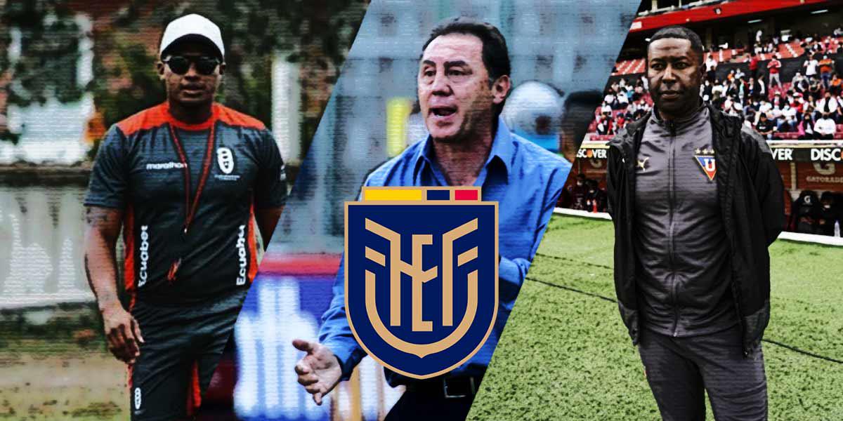 Alex Aguinaga, Edison Méndez y Antonio Valencia quieren dirigir a la selección de Ecuador