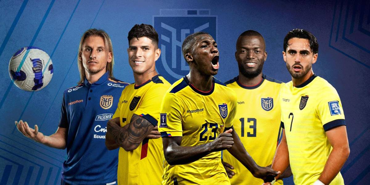 Esta es la lista de convocados de Ecuador para enfrentar a Bolivia y Colombia por Eliminatorias