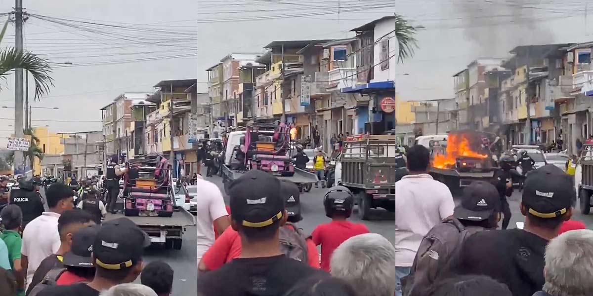 Guayaquil | La Policía capturó a los sospechosos del ataque durante operativo a tricimotos