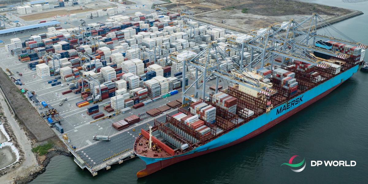 La naviera Maersk inaugura su recalada en el puerto DP World Posorja