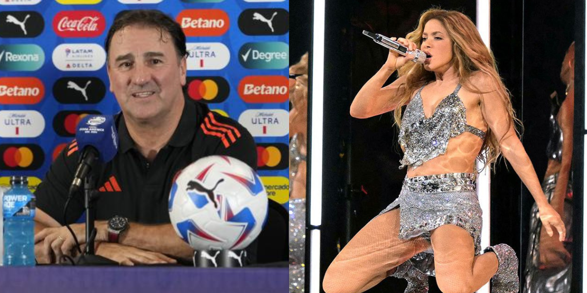 El show de Shakira en la Copa América fue criticado por el entrenador de Colombia