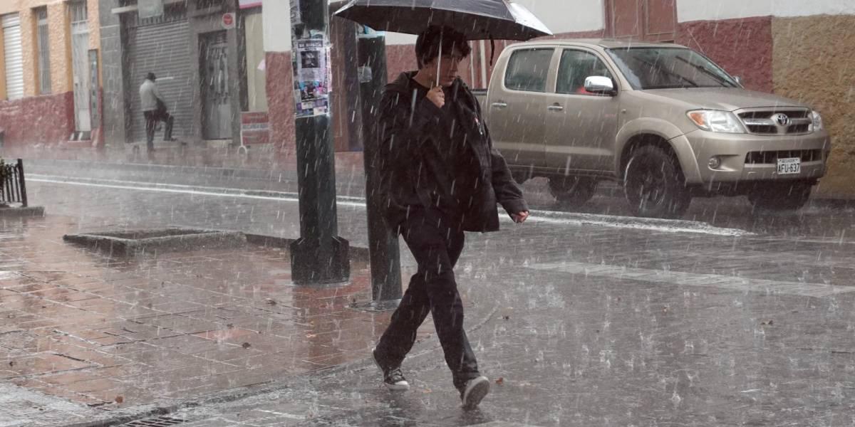 Clima Ecuador: INAMHI prevé intensas lluvias en para la tarde del 9 de enero en la Sierra y Amazonía