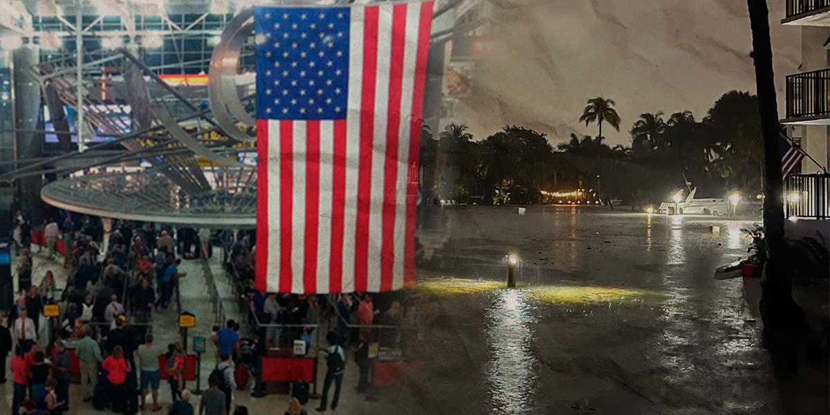 La lluvia en Florida obliga a retrasar y cancelar vuelos en 2 aeropuertos