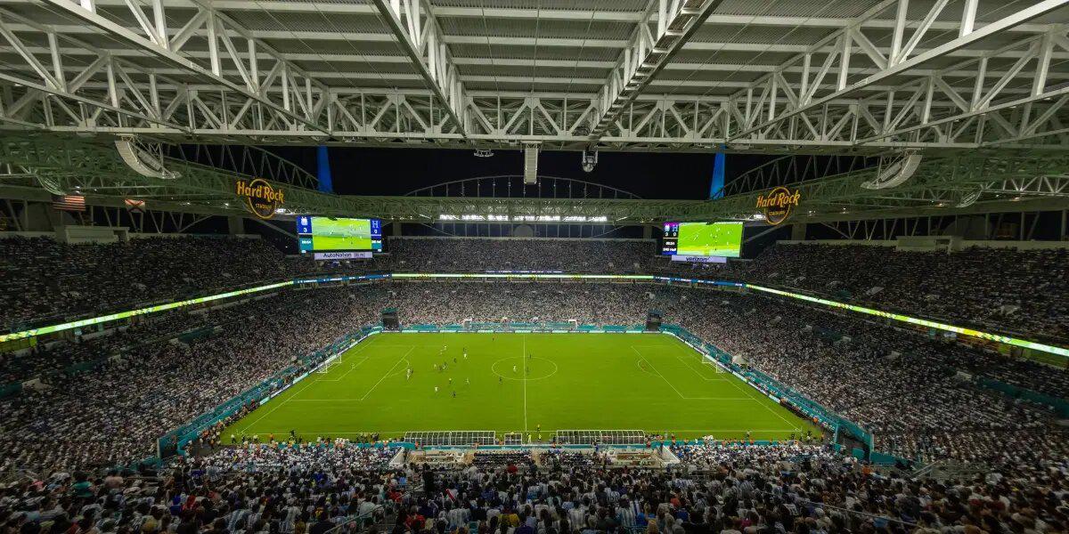 Así es el estadio Hard Rock donde se jugará la final de la Copa América 2024