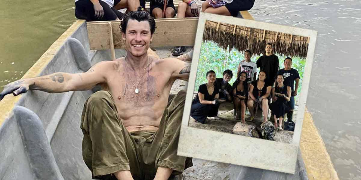 Shawn Mendes compartió varios días con el pueblo Sarayaku en la Amazonía