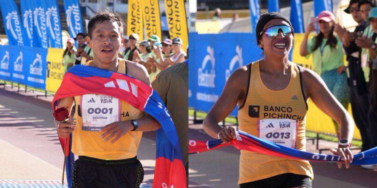 El peruano Cristhian Pacheco y la ecuatoriana Mary Granja fueron los vencedores de la Quito 15K Race