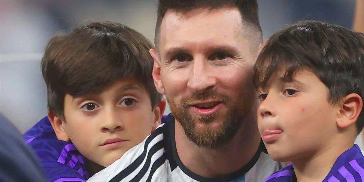 El viral consejo de Messi a su hijo, Mateo, en un partido de fútbol