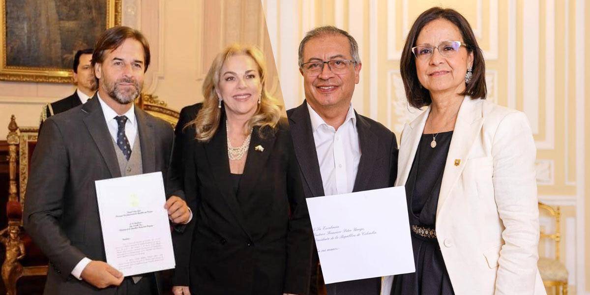 Las Embajadoras de Ecuador en Colombia y Uruguay entregaron sus cartas credenciales