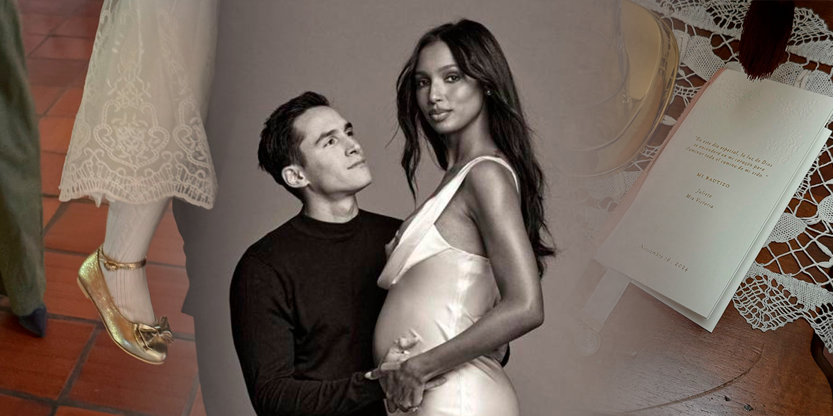 Jasmine Tookes y Juan David Borrero bautizan en Ecuador a su hija, Mia Victoria