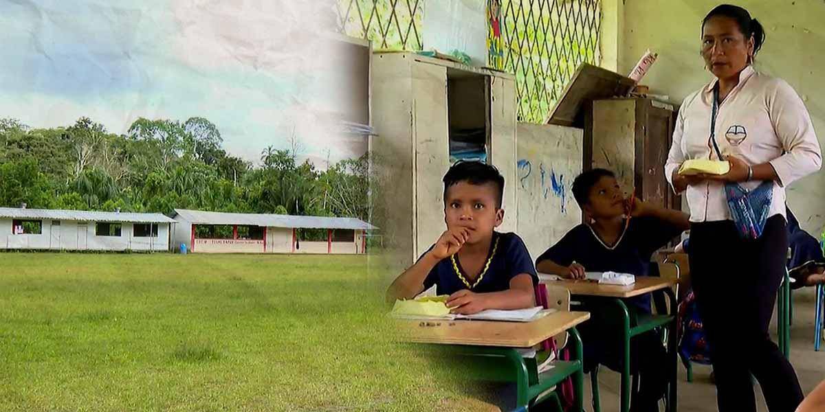 Niños indígenas enfrentan difíciles condiciones para educarse