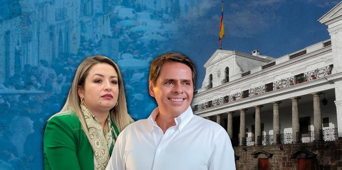 Elecciones Ecuador 2025 | ¿Quiénes son Víctor Araus, el general separado dos veces de la Policía, y su compañera, Cristina Carrera?