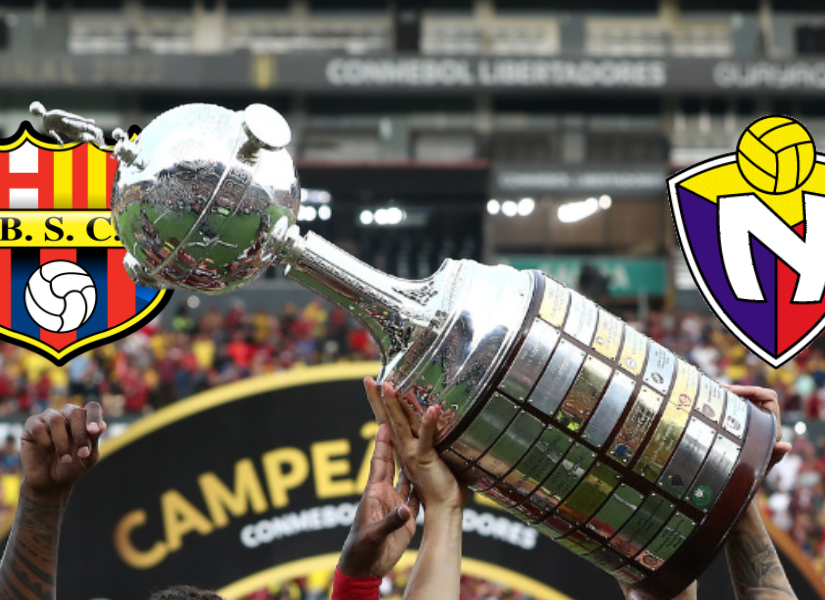 Barcelona SC y El Nacional jugarán por la Copa Libertadores.