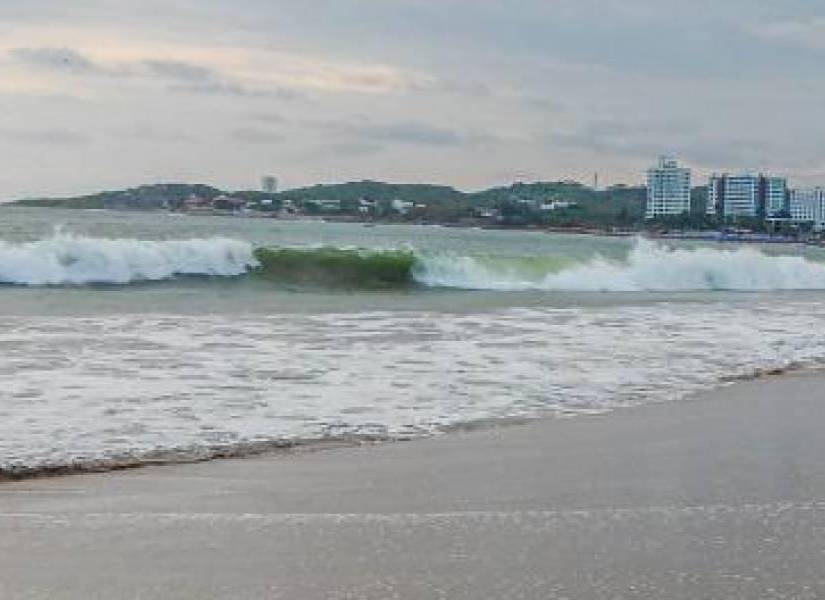 Vista del mar desde General Villamil Playas.