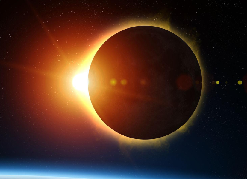 Imagen referencial. Eclipse solar.