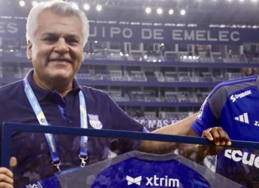 El presidente de Emelec solamente ha realizado una entrevista.