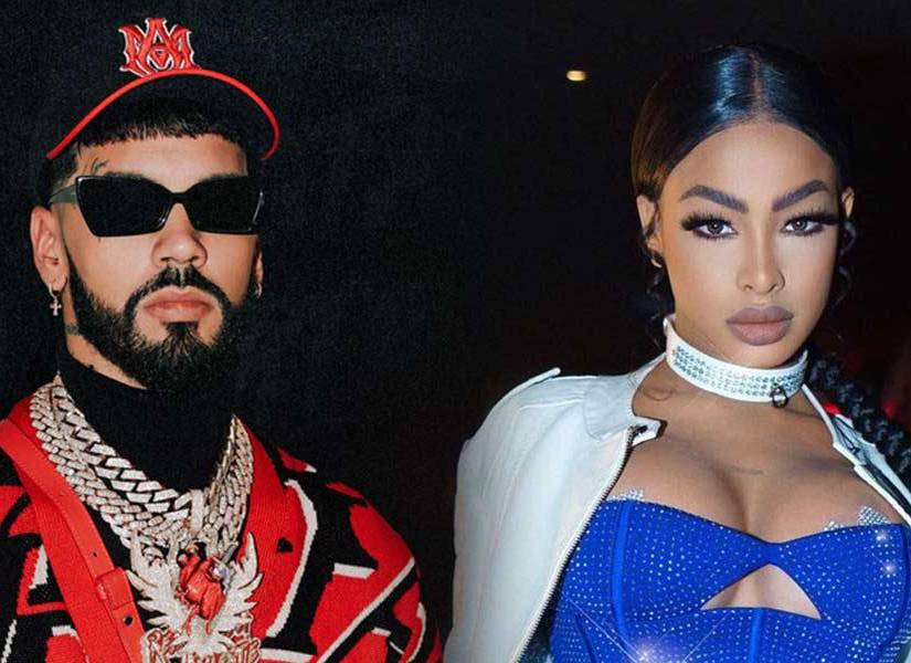 Imágenes de archivo de Anuel AA y Yailin La Más Viral.