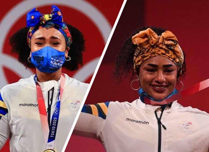 Neisi Dajomes y Tamara Salazar, medallistas olímpicas