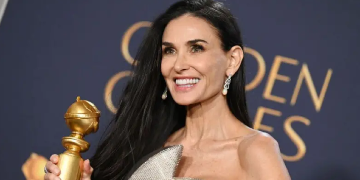 “Llevo 45 años en esto y es la primera vez que gano un premio como actriz”: el potente discurso de Demi Moore al triunfar en los Globos de Oro por su papel en The Substance