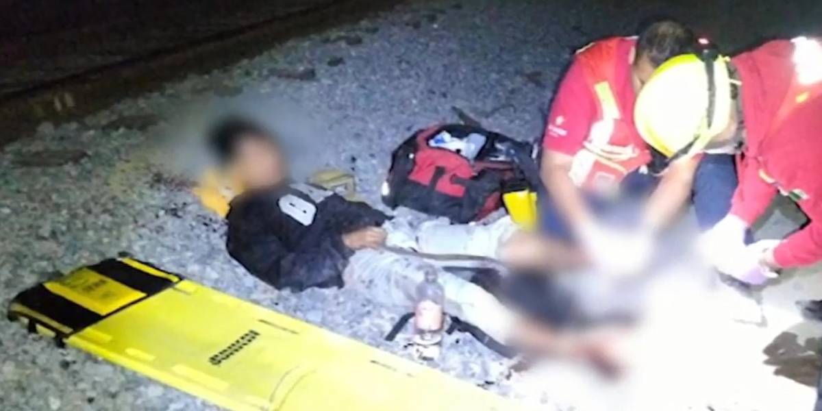 A migrante ecuatoriano, de 20 años, le amputaron un pie tras caerse de un tren en México