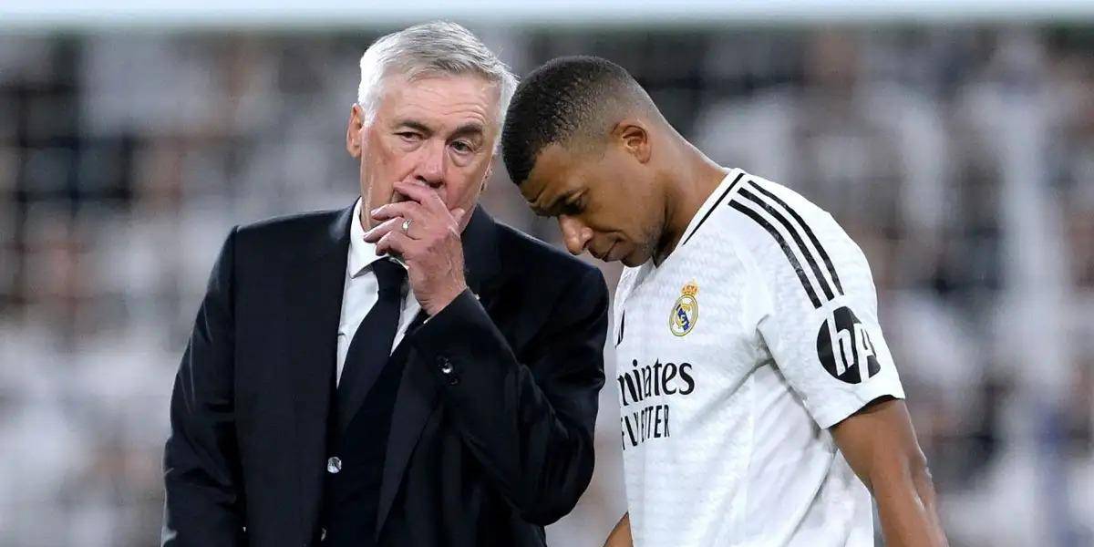 Ancelotti: “Mañana Mbappé terminará su racha de no marcar goles”