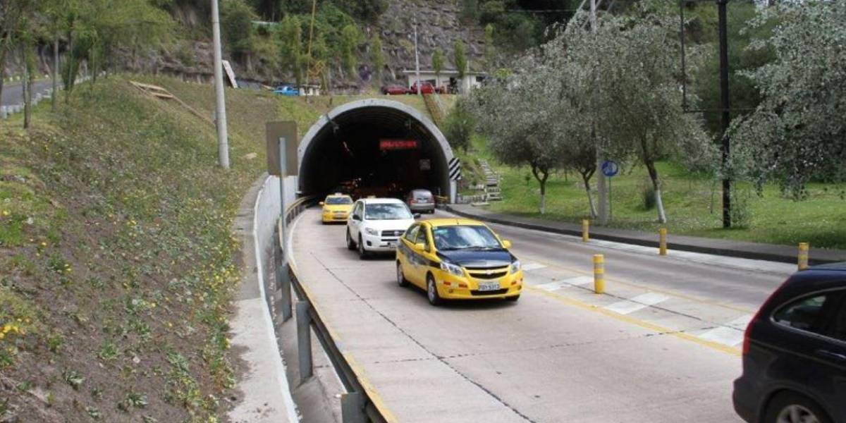 El Túnel Guayasamín está habilitado al tránsito desde las 16:00 de este 26 de septiembre