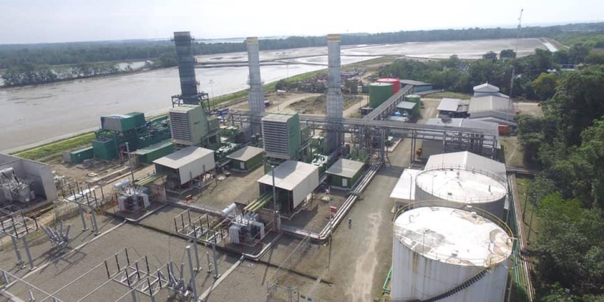 La central termogas Machala incrementa su producción en 600 MWh desde el 16 de septiembre