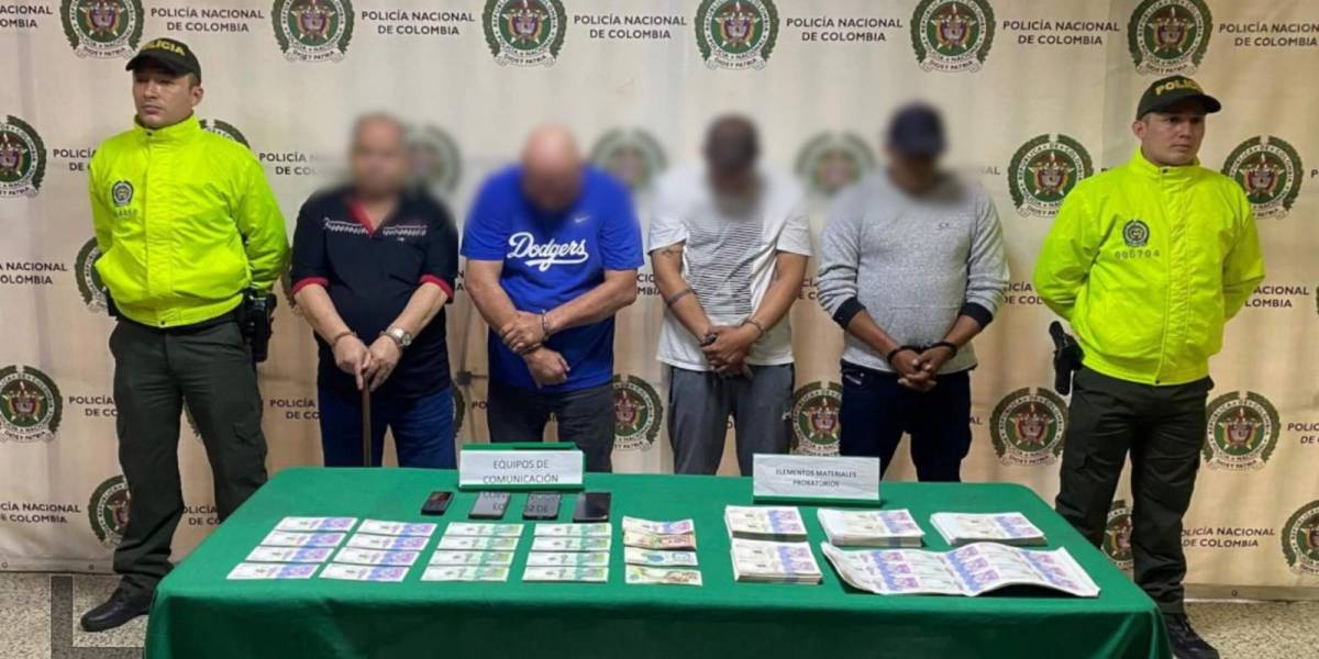 La Policía colombiana desarticula red criminal que falsificaba pesos y dólares