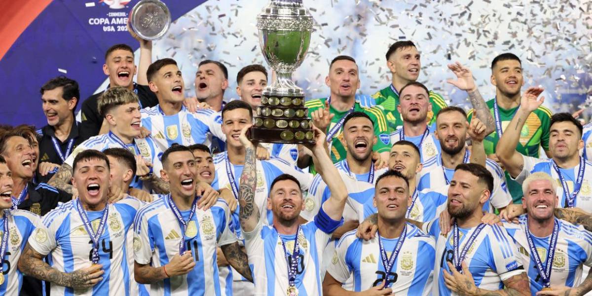 Argentina es la selección con más títulos en la historia de la Copa América