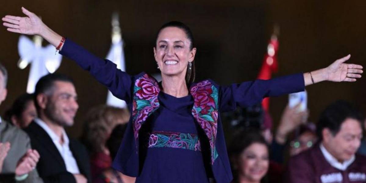 Claudia Sheinbaum arrasa en la elección y se convierte en la primera presidenta de México