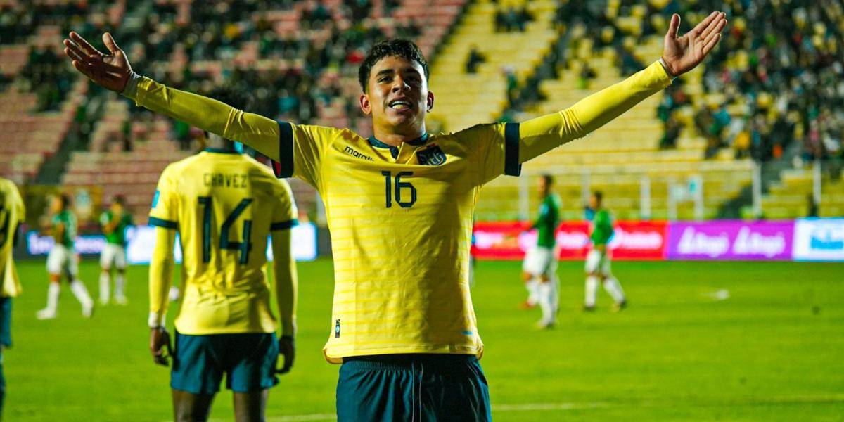 Kendry Paéz entre los cinco jugadores mejor cotizados del Sudamericano Sub 20