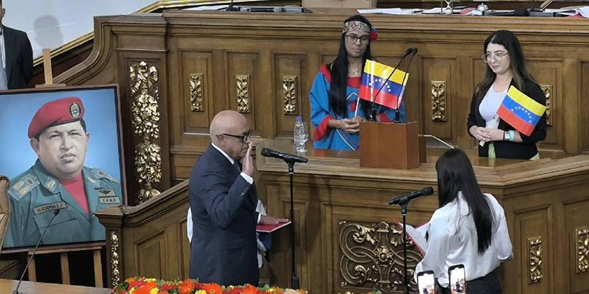 El Parlamento de Venezuela elige a Jorge Rodríguez como presidente por quinto año consecutivo