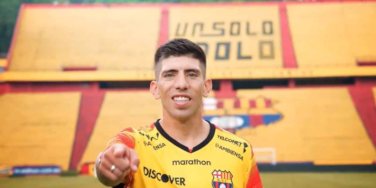 Brian Oyola, aspira lograr todos los objetivos con Barcelona SC