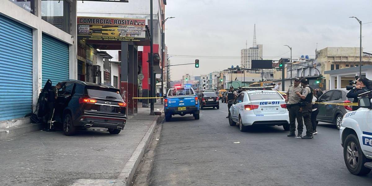 Un funcionario de la ATM es atacado a tiros en el centro de Guayaquil