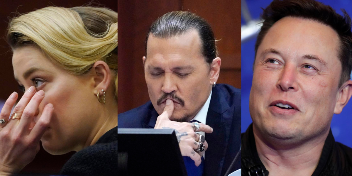 Juicio entre Johnny Depp y Amber Heard revela presuntas infidelidades, Elon Musk es uno de ellos