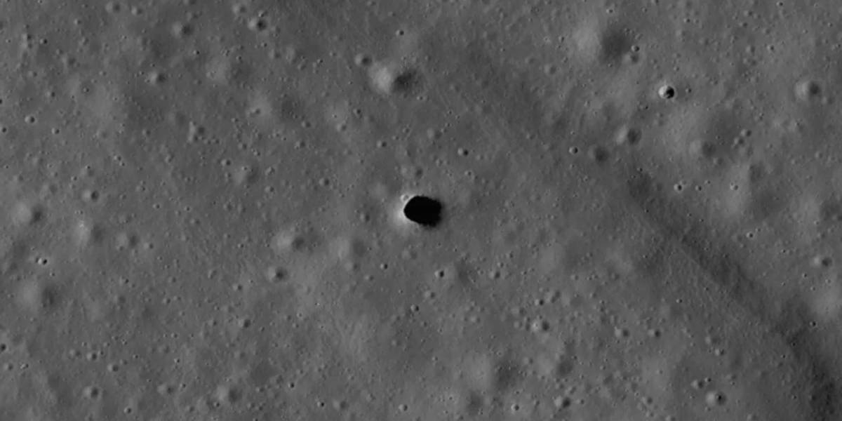 La NASA descubre que la Luna tiene túneles subterráneos