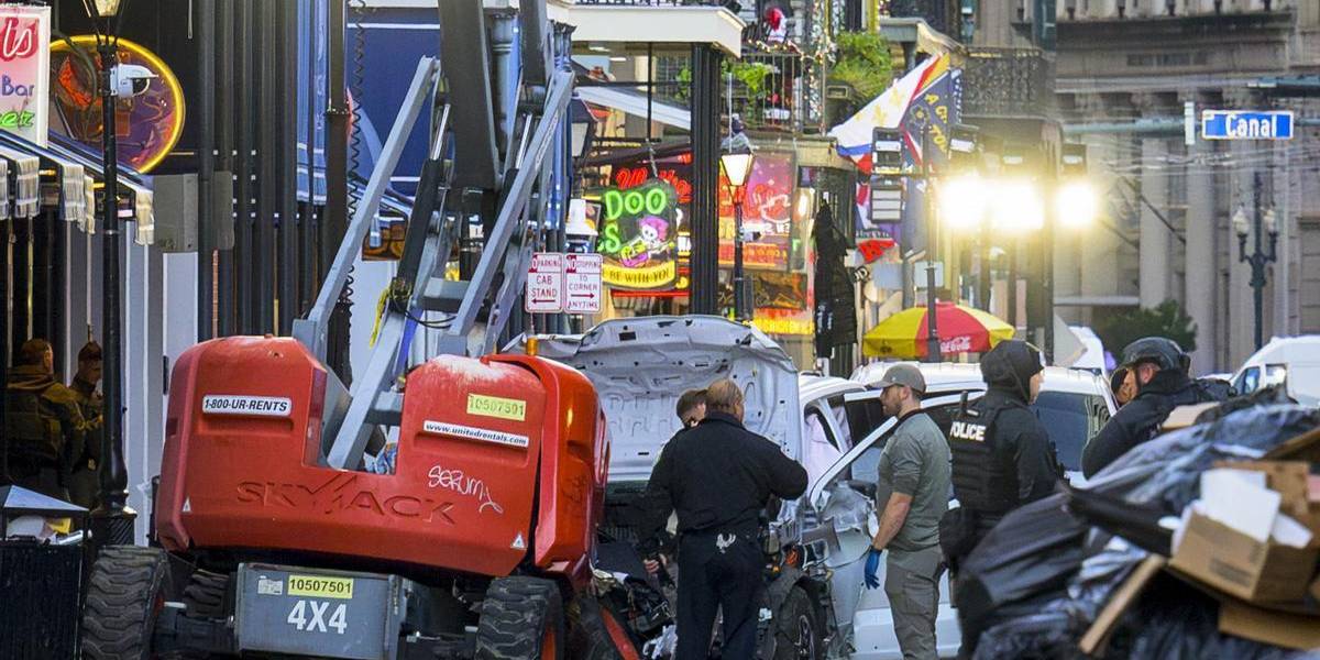 Un atropello múltiple en Nueva Orleans en pleno Año Nuevo deja una decena de muertos